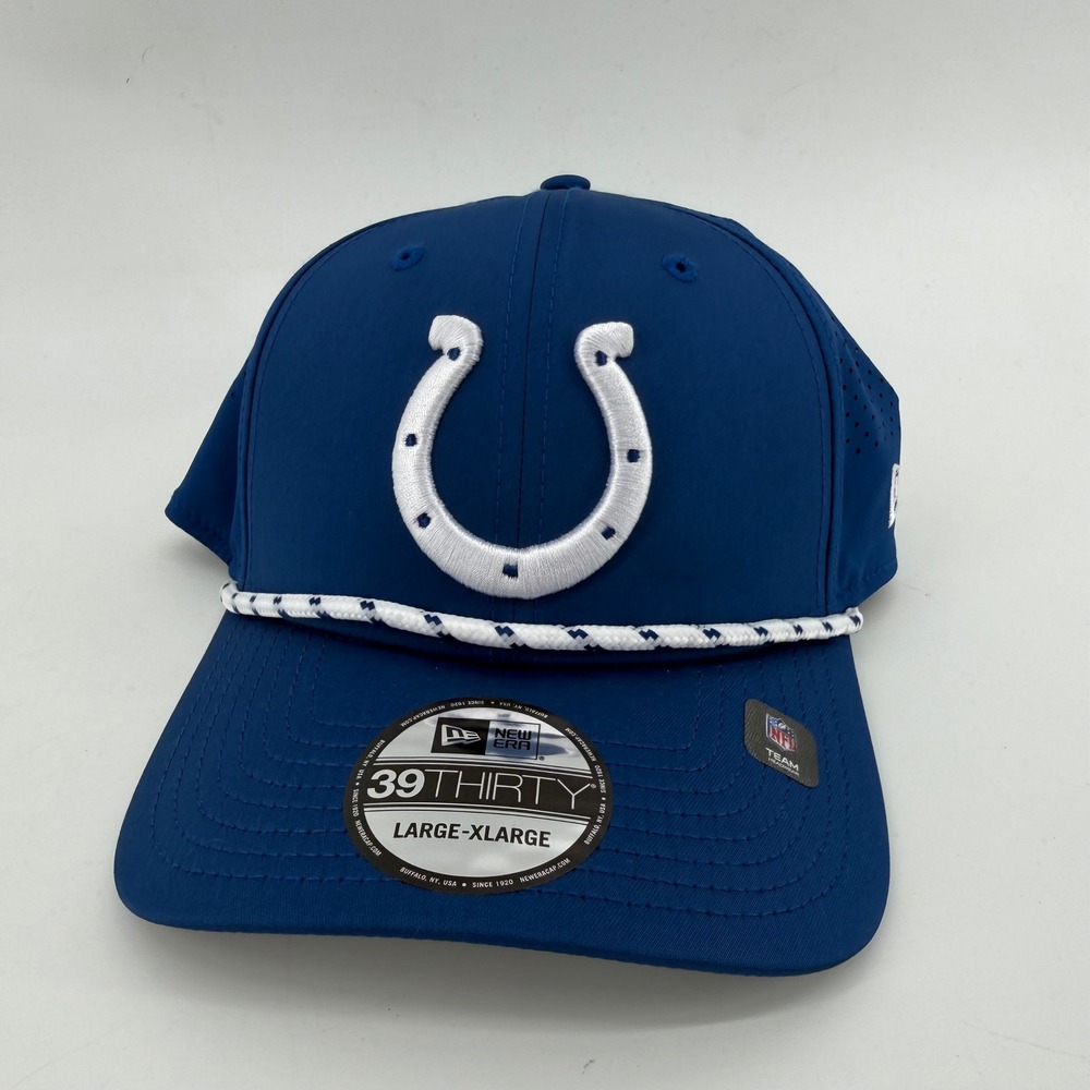 New Era Indianapolis Colts 39THIRTY NFL Performance Rope Hat Blue L/XL 60721237